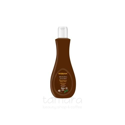 Bebak Güneş Bakım Sütü Bronzlaştırıcı Kakao Özlü Şişe 120 ml.