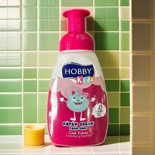 Hobby Kids Çocuklar İçin Köpük Sabun Çilek Kokulu 200 ml.