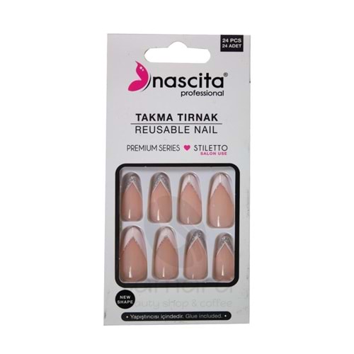 Nascita Stiletto French Tırnak - 201