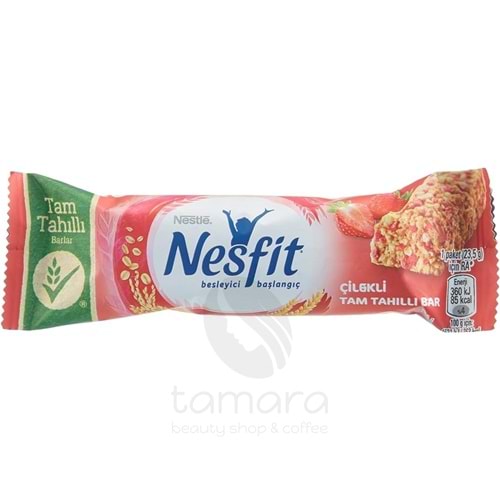 Nestle Nesfit Çilekli Tam Tahıllı Bar 23.5 Gr.