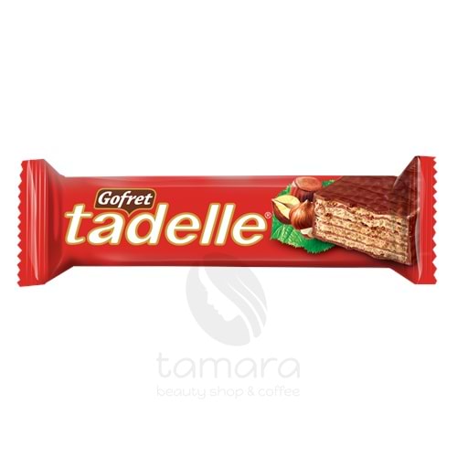 Tadelle Sütlü Çikolatalı ve Fındık Kremalı GofretMarka: TADELLE