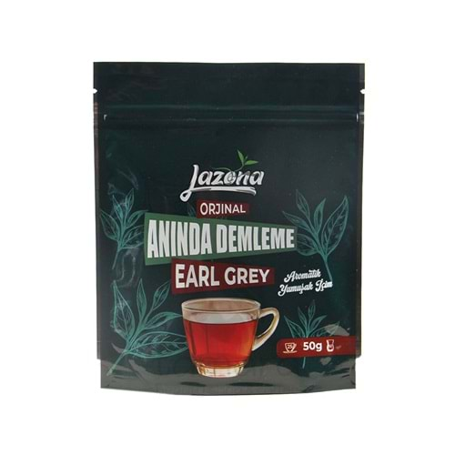 Lazona Anında Demleme Earl Grey Siyah Çay 50 gr. 25'li Tek Dem Paketi ( Bergamotlu )