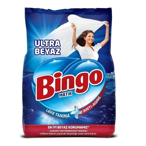 Bingo Çamaşır Deterjanı 4Kg Ultra Beyaz