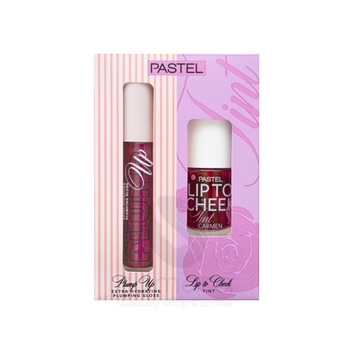 Pastel Plump Up Dolgunlaştıran Dudak Parlatıcısı 207 Mariposa & Lip To Cheek Tint Carmen5.3 ml - 9.6 ml