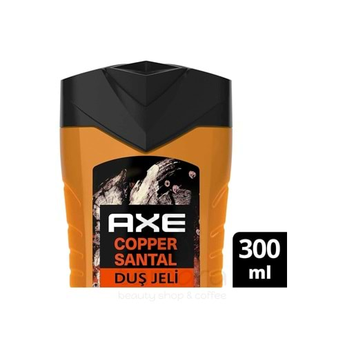 Axe Premium Collection Duş Jeli Copper Santal 3 in 1 Vücut Saç Yüz 300 ml