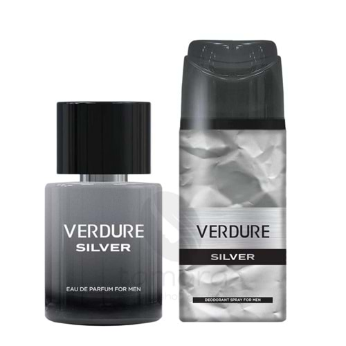 Verdure Sılver Erkek Parfüm Seti 100 Ml + Deodorant 150 ml