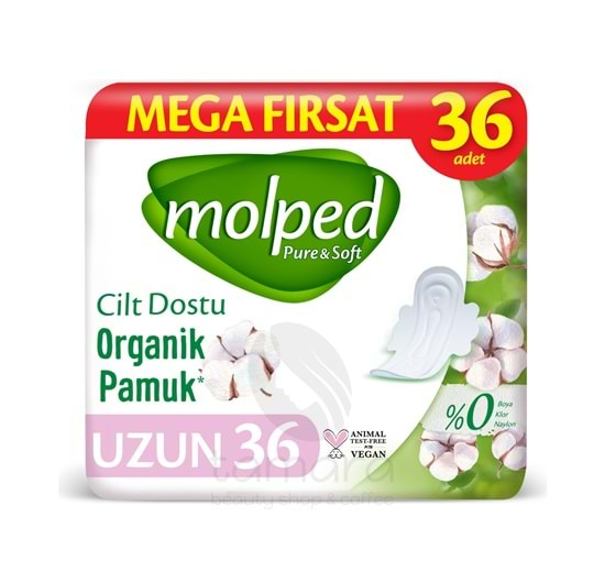 Molped Pure & Soft Hijyenik Ped Mega Uzun 36 Adet