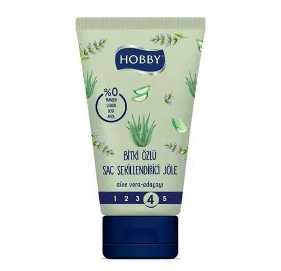 Hobby Bitki Özlü Aloe Vera Adaçayı Özlü Saç Şekillendirici Jöle 150 Ml