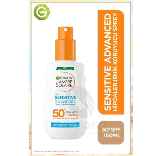 Garnier Kids Sensitive Advanced Spray Çocuk Hassas Spf50 150ml