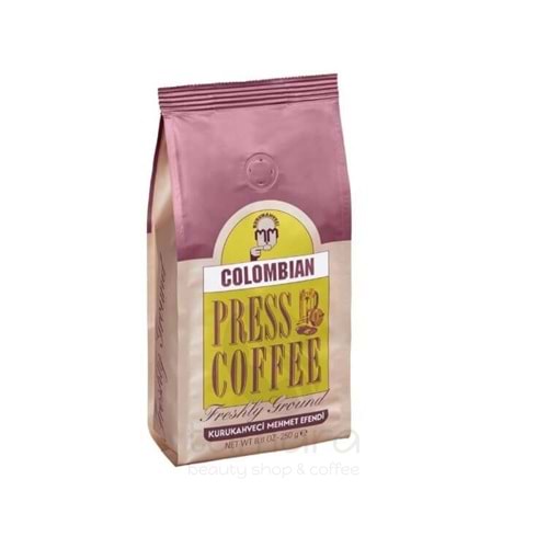 KuruKahveci Mehmet Efendi Colombian Press Coffee 250 Gr