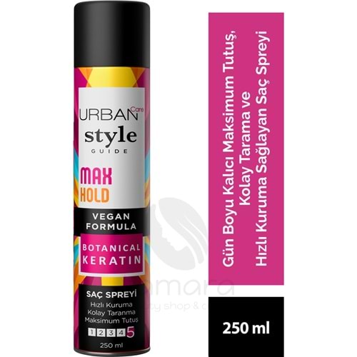 Urban Care Urb Style Guıde Max Hold Hair Spray 250 Ml - Vegan