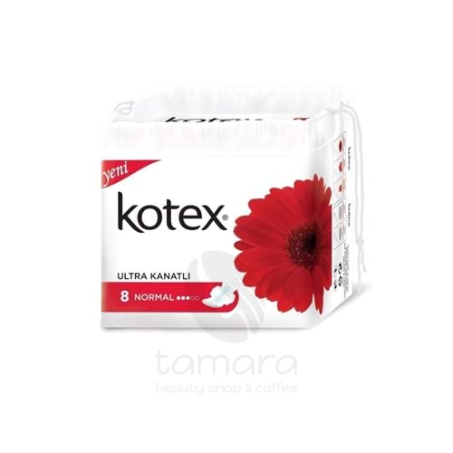 Kotex Ultra Single Normal 8 Li Ultra Kanatlı Hijyenik Ped