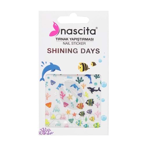 Nascita Blue Sea Tırnak Stickerı - 21
