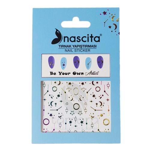 Nascita Galaxy Tırnak Sticker - 04