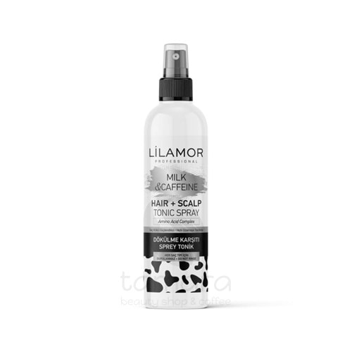 Lilamor Professional Milk & Kafein & Dökülme Karşıtı Saç Toniği-Hızlı Uzamaya yardımcı 250ml